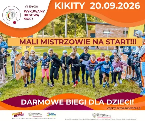 VII edycja zawodów biegowych dla dzieci i dorosłych w Kikitach