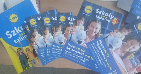 Szkoła Podstawowa nr 3 w Dobrym Mieście zbiera Talenciaki z Lidla