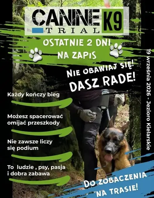 Bieg z psem w Olsztynie – zapisy tylko do 19 września