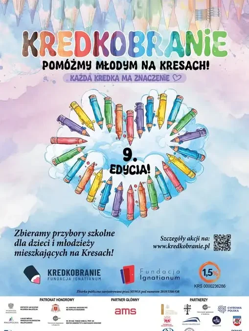 Kredkobranie 2026: trwa zbiórka przyborów szkolnych dla dzieci z Kresów