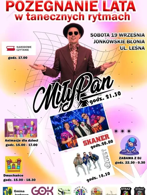 Pożegnanie Lata w Jonkowie – muzyczno-taneczny wieczór na Jonkowskich Błoniach