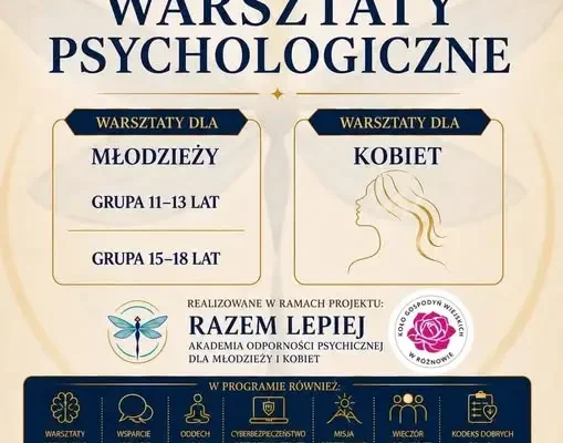 Akademia Odporności Psychicznej w Różnowie – rusza cykl spotkań dla młodzieży i kobiet