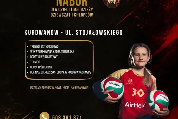 Siatkówka na Kurdwanowie: nabór dla dzieci i młodzieży – ruszają treningi