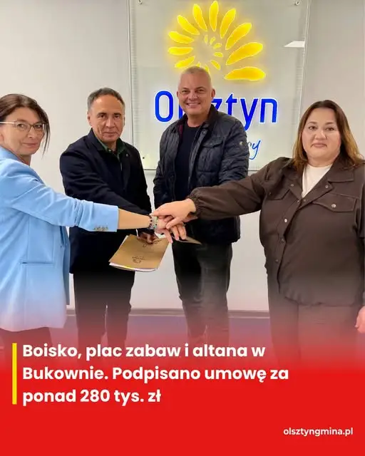 Nowe boisko, plac zabaw i altana w Bukownie. Umowa podpisana