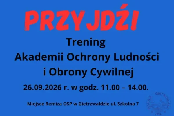Trening bezpieczeństwa w Gietrzwałdzie – sprawdź, jak reagować w sytuacji zagrożenia