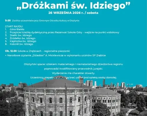 „Dróżkami św. Idziego” – jutro piesza wyprawa po Jurze Krakowsko-Częstochowskiej