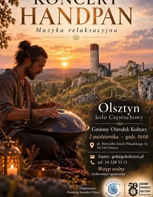 Koncert handpan w Olsztynie – relaks przy dźwiękach nietypowego instrumentu