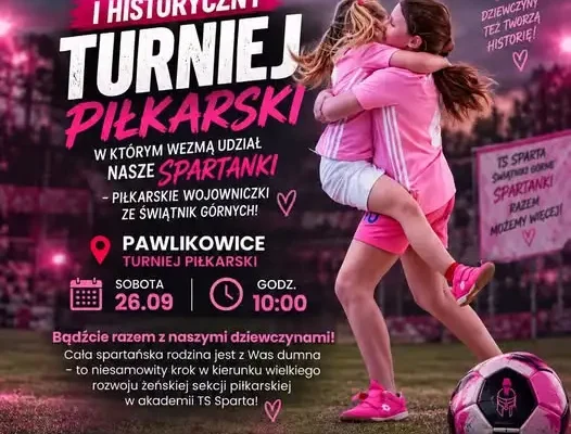 Spartanki ze Świątnik Górnych zagrają w turnieju piłkarskim dla dziewczynek