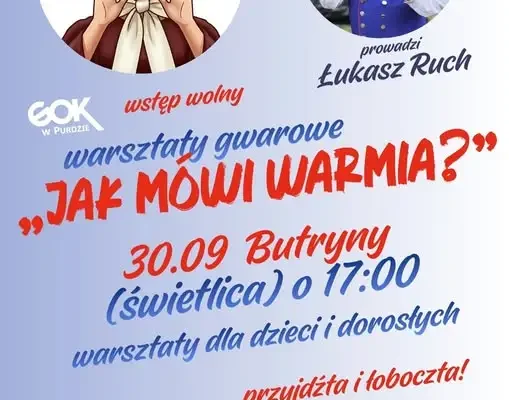 Warsztaty gwarowe „Jał mówi Warmia?” w Butrynach – 30 września