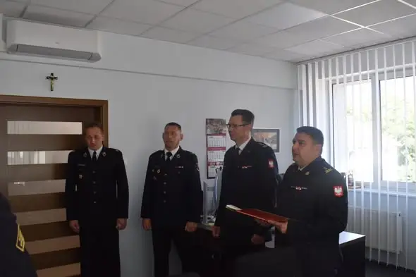 Strażacy z OSP Gietrzwałd uhonorowani za uratowanie życia kobiecie