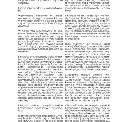 Biblioteka w Świątkach z najlepszymi wynikami czytelnictwa na Warmii i Mazurach