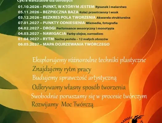 Radość Tworzenia: „Mapa Dojrzewania Twórczego” – pierwsze spotkanie już za 3 dni