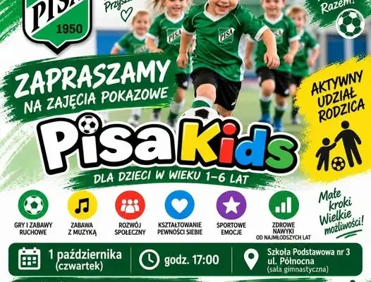 Zajęcia ogólnorozwojowe z piłką nożną dla dzieci w Barczewie