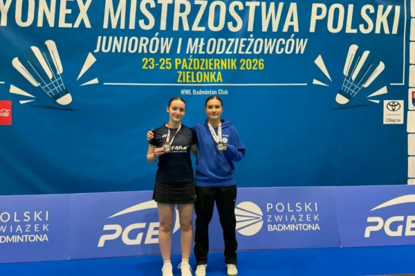 Srebrny medal Oliwii Kanik na Mistrzostwach Polski Juniorów w badmintonie