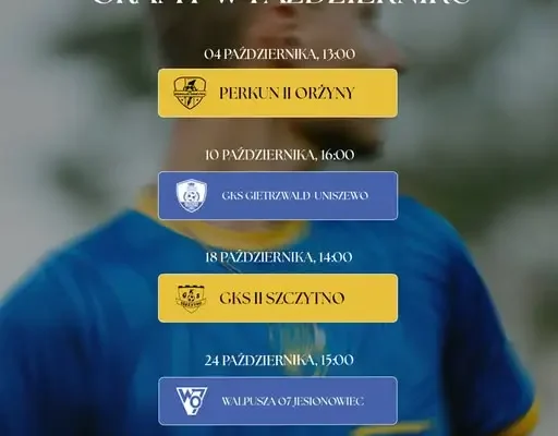 Terminarz ostatnich meczów rundy: gdzie zagrają drużyny z Jonkowa?