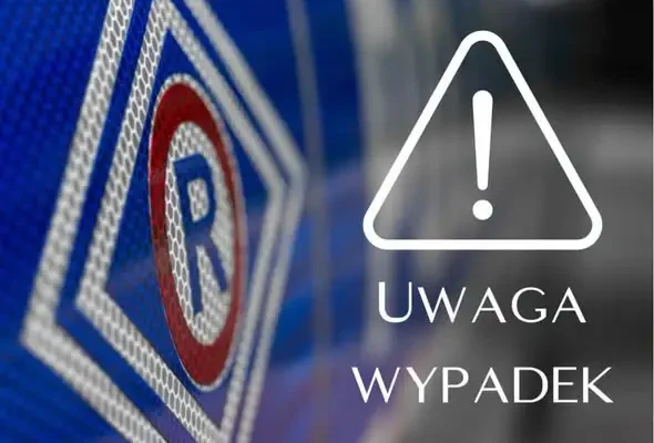 Wypadek na skrzyżowaniu ul. Olsztyńskiej i Orzyskiej w Piszu – są utrudnienia w ruchu