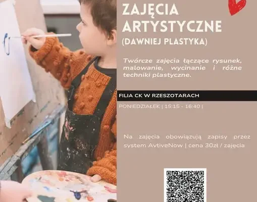 Rzeszotary: trwają zapisy na zajęcia artystyczne dla dzieci