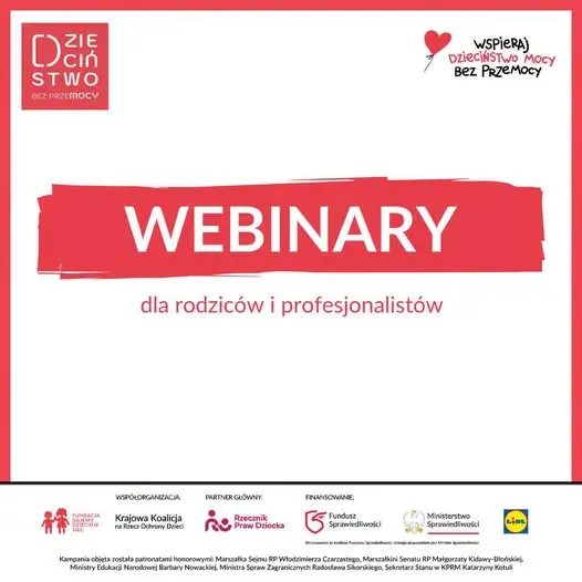 Dzieciństwo bez Przemocy 2026: rusza cykl bezpłatnych webinarów dla rodziców i specjalistów