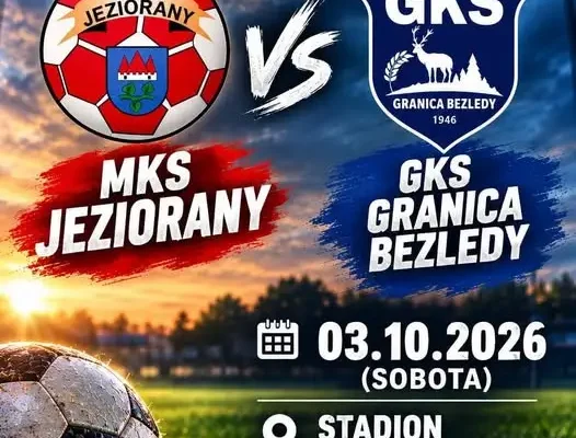 MKS Jeziorany zagra trzeci mecz z rzędu u siebie. Rywalem Granica Bezledy
