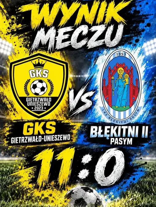 GKS Gietrzwałd-Unieszewo rozgromił rywala 11:0 i zadedykował zwycięstwo prezesowi
