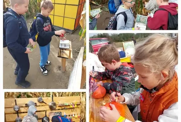 Uczniowie klas drugich odkrywali świat w edukacyjnym labiryncie i Apilandii