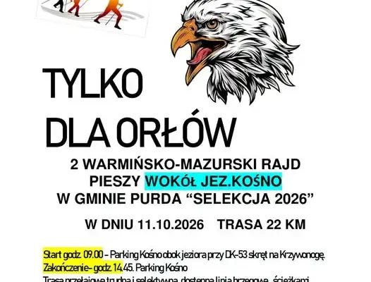 XX Marsz Wokół Jeziora Kośno – 22 km i historyczna granica Warmii