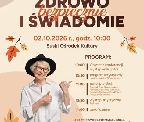Konferencja „Zdrowo, bezpiecznie i świadomie” w Suskim Ośrodku Kultury