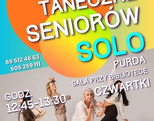 Purda: ruszają taneczne zajęcia solo dla seniorów