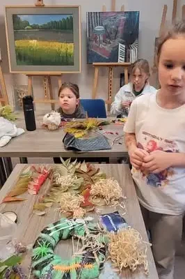 Jesienne warsztaty plastyczne w Gminnym Ośrodku Kultury