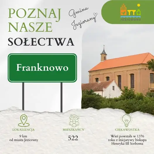Franknowo – warmińska wieś z XIV-wiecznym rodowodem i barokowym kościołem