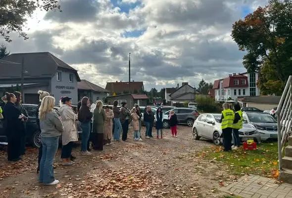 Ćwiczenia obronne „Powiśle-26” w Gminie Jonkowo – ewakuacja urzędu i test procedur przeciwpożarowych
