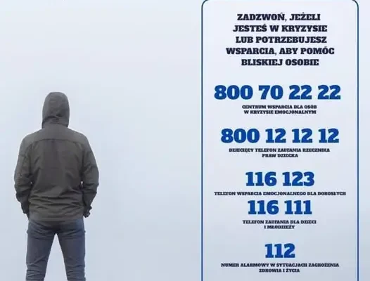 Światowy Dzień Zdrowia Psychicznego: Policja przypomina, że w sieci można uratować życie
