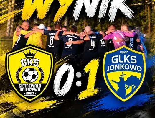GLKS Jonkowo wygrywa mecz na szczycie z GKS Gietrzwałd-Unieszewo 1:0