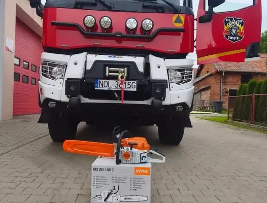 OSP Świątki z nową pilarką dzięki wsparciu Lasów Państwowych