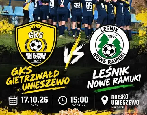 Mecz ligowy w Unieszewie – kibice, szykujcie się na sobotnie emocje!