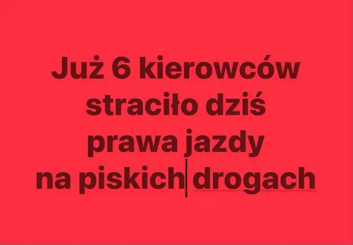 Piska drogówka zatrzymała prawa jazdy dwóm kierowcom za przekroczenie prędkości
