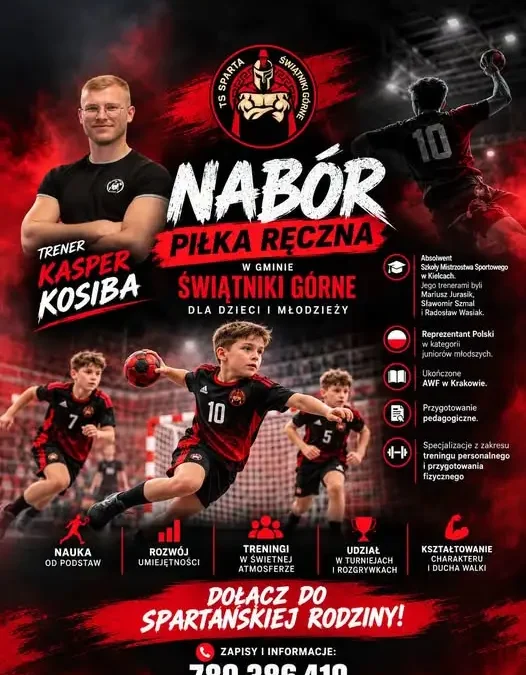 Świątniki Górne stawiają na piłkę ręczną – nowa sekcja i trener z kadry juniorów
