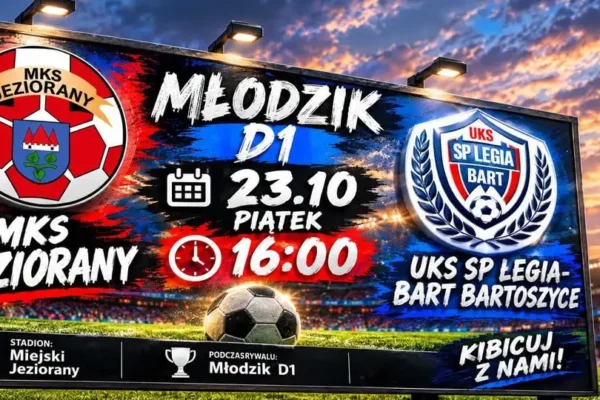 Młodzicy MKS Jeziorany zagrają na Wipsowska 20 – ostatni weekend rundy jesiennej