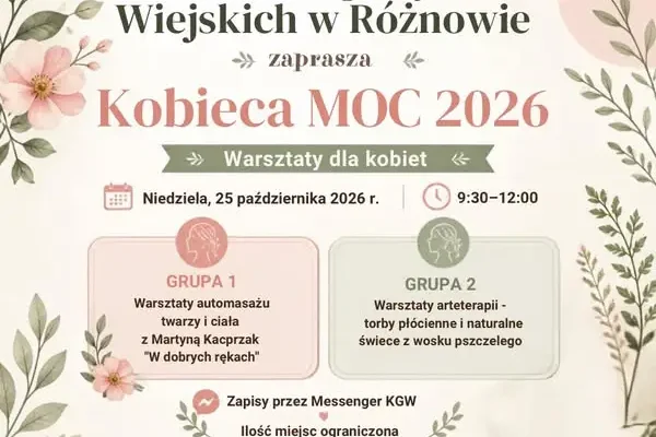 Bezpłatne warsztaty automasażu i arteterapii w Różnowie – zapisy trwają
