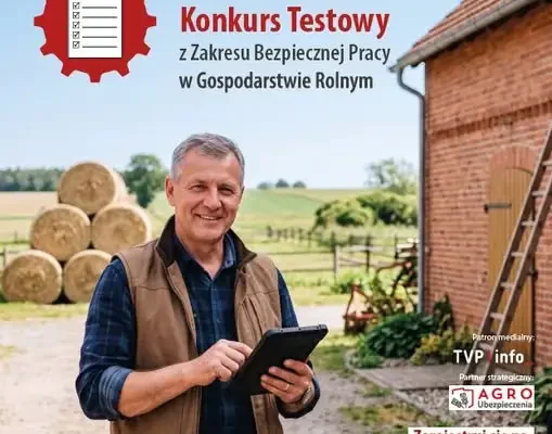 KRUS zaprasza rolników z Gminy Świątki do konkursu o bezpieczeństwie w gospodarstwie