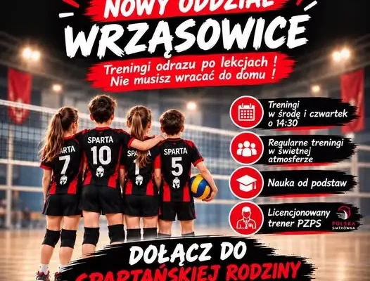 Nowy oddział siatkarski we Wrząsowicach – pierwsze zajęcia już dziś