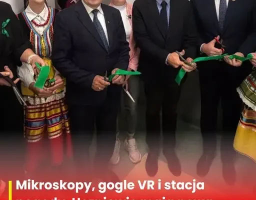 Nowa pracownia przyrodnicza w Turowie: mikroskopy, gogle VR i stacja pogody
