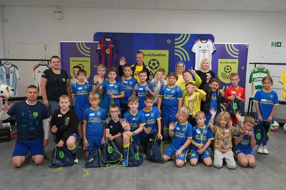 BookStadion w Jonkowie: piłkarze z AP GLKS Jonkowo połączyli sport z czytaniem