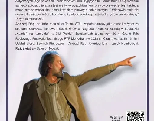 Monodram „Kamień na kamieniu” w Świątnikach Górnych – teatralna podróż przez los i pamięć