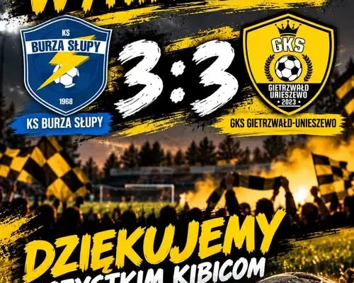 GKS dzieli się punktami z Burzą Słupy na koniec rundy
