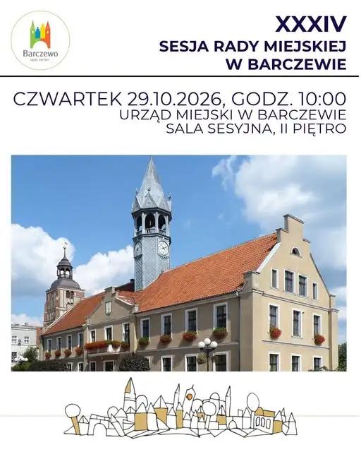 Barczewo: sesja Rady Miejskiej 29 października – petycje, jezioro Dadaj i bezpieczeństwo pieszych