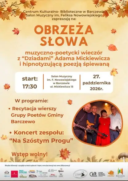 Muzyczno-poetycki wieczór z „Dziadami” w Barczewie