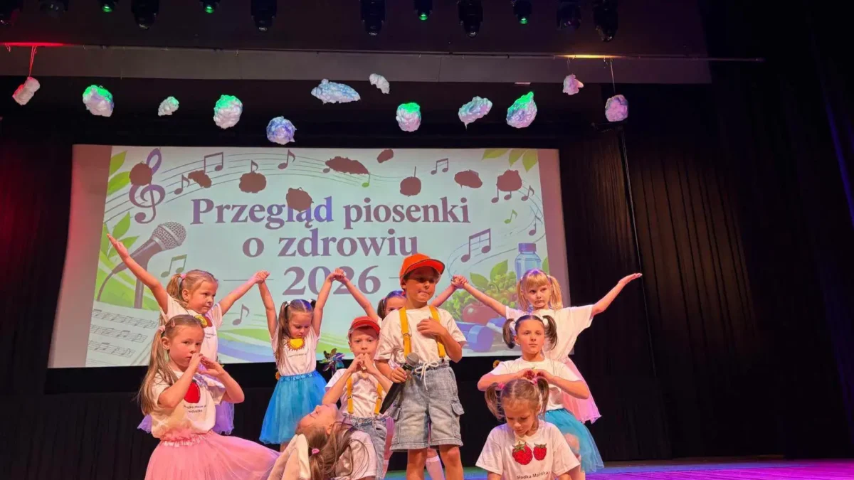 Przedszkolaki z Olsztyna Jurajskiego najlepsze w powiecie w konkursie piosenki o zdrowiu