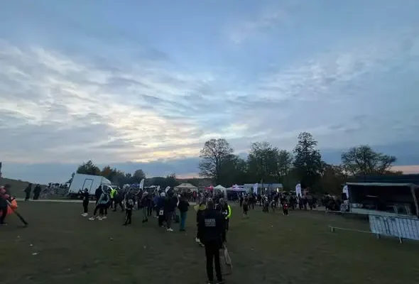 OSP Olsztyn zabezpieczyła Nocny Bieg o Dynię