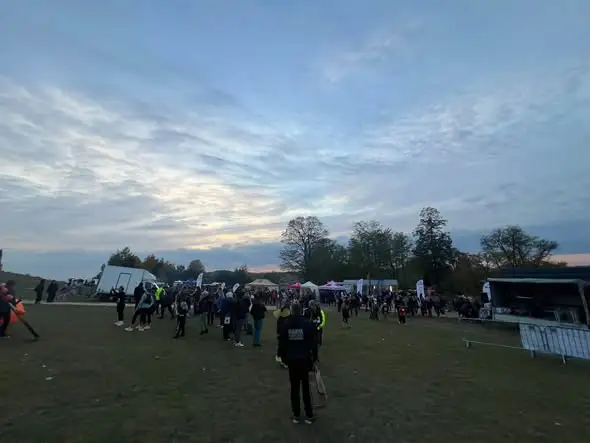 OSP Olsztyn zabezpieczyła Nocny Bieg o Dynię